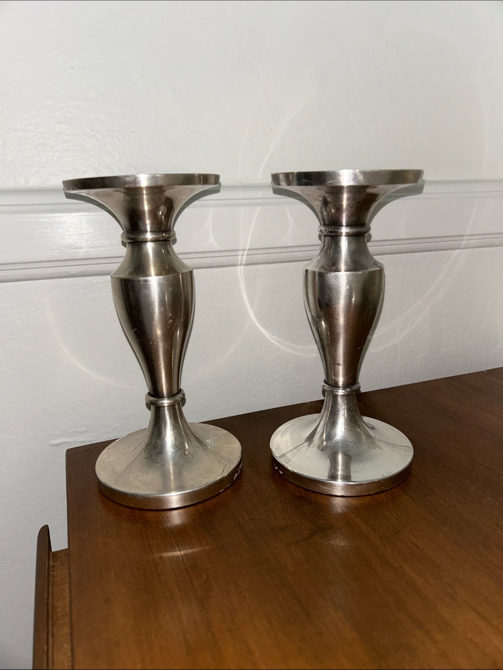 RH Restoration Hardware Pillar Candleholders Candlesticks